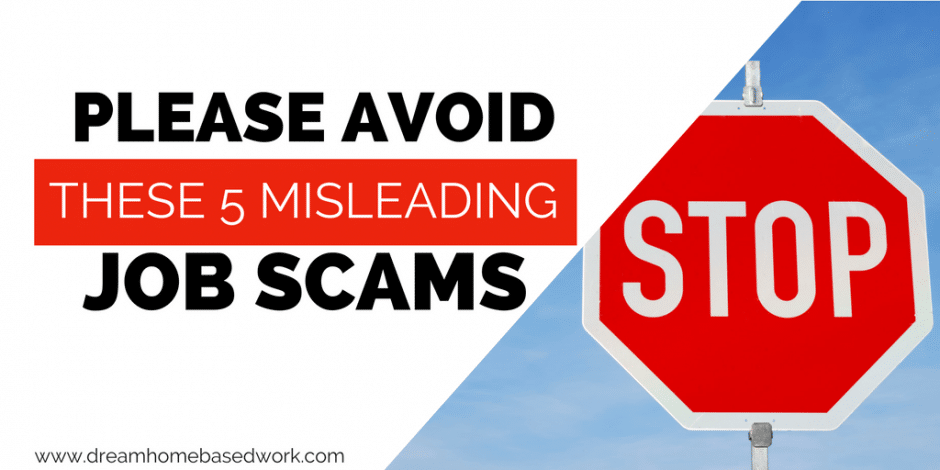 Avoid These 5 Misleading Work from Home Job Scams