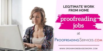 Legitimate Work from Home Jobs as a Proofreader at Proofreadingservices.com