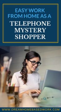 Easy Work From Home As A Telephone Mystery Shopper