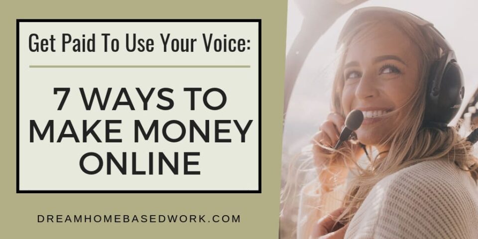 how can i use my voice to make money