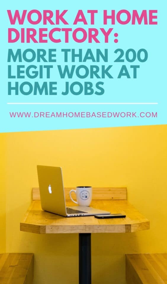 A Massive List of Work-at-Home Jobs For Reliable Income